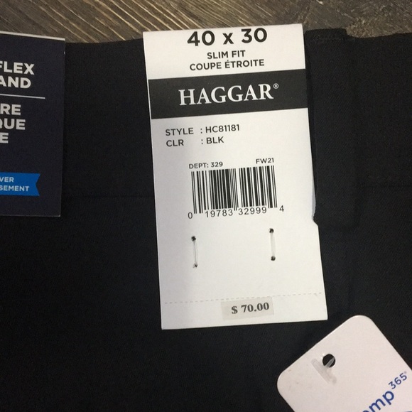 Mens Haggar slim pants - Picture 5 of 9